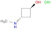 Cyclobutanol, 3-(methylamino)-, hydrochloride (1:1), trans-