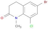 2(1H)-Quinolinone, 6-bromo-8-chloro-3,4-dihydro-1-methyl-