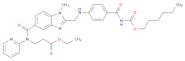 β-Alanine, N-[[2-[[[4-[[[(hexyloxy)carbonyl]amino]carbonyl]phenyl]amino]methyl]-1-methyl-1H-benzimidazol-5-yl]carbonyl]-N-2-pyridinyl-, ethyl ester