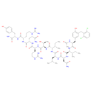 L-Tyrosinamide, N-acetyl-3-[(2,6-dichlorophenyl)methyl]-L-tyrosyl-L-isoleucyl-L-asparaginyl-L-le...