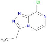 1,2,4-Triazolo[4,3-a]pyrazine, 8-chloro-3-ethyl-