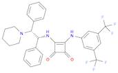 3-Cyclobutene-1,2-dione, 3-[[3,5-bis(trifluoromethyl)phenyl]amino]-4-[[(1R,2R)-1,2-diphenyl-2-(1-piperidinyl)ethyl]amino]-