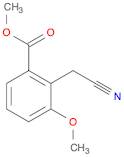 Benzoic acid, 2-(cyanomethyl)-3-methoxy-, methyl ester