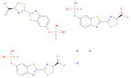 4-Thiazolecarboxylic acid, 4,5-dihydro-2-[6-(phosphonooxy)-2-benzothiazolyl]-, trisodium salt, (S)- (9CI)
