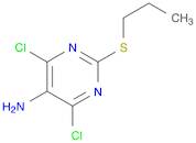 5-Pyrimidinamine, 4,6-dichloro-2-(propylthio)-