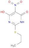 4(3H)-Pyrimidinone, 6-hydroxy-5-nitro-2-(propylthio)-