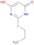 4(3H)-Pyrimidinone, 6-hydroxy-2-(propylthio)-