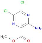 2-Pyrazinecarboxylic acid, 3-amino-5,6-dichloro-, methyl ester