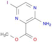 2-Pyrazinecarboxylic acid, 3-amino-6-iodo-, methyl ester