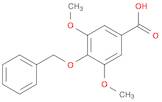 Benzoic acid, 3,5-dimethoxy-4-(phenylmethoxy)-