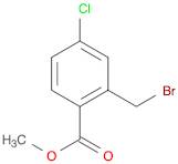 Benzoic acid, 2-(bromomethyl)-4-chloro-, methyl ester