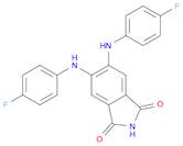 1H-Isoindole-1,3(2H)-dione, 5,6-bis[(4-fluorophenyl)amino]-