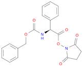 Carbamic acid, [(1S)-2-[(2,5-dioxo-1-pyrrolidinyl)oxy]-2-oxo-1-phenylethyl]-, phenylmethyl ester
