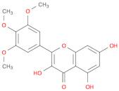 4H-1-Benzopyran-4-one, 3,5,7-trihydroxy-2-(3,4,5-trimethoxyphenyl)-