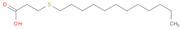 Propanoic acid, 3-(dodecylthio)-