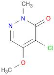 3(2H)-Pyridazinone, 4-chloro-5-methoxy-2-methyl-