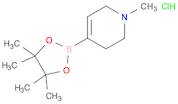 Pyridine, 1,2,3,6-tetrahydro-1-methyl-4-(4,4,5,5-tetramethyl-1,3,2-dioxaborolan-2-yl)-, hydrochloride (1:1)