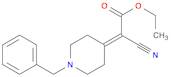 Acetic acid, 2-cyano-2-[1-(phenylmethyl)-4-piperidinylidene]-, ethyl ester