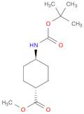 Cyclohexanecarboxylic acid, 4-[[(1,1-dimethylethoxy)carbonyl]amino]-, methyl ester, trans-