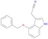 1H-Indole-3-acetonitrile, 4-(phenylmethoxy)-