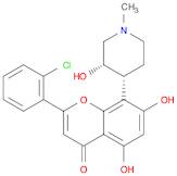 4H-1-Benzopyran-4-one, 2-(2-chlorophenyl)-5,7-dihydroxy-8-[(3S,4R)-3-hydroxy-1-methyl-4-piperidinyl]-