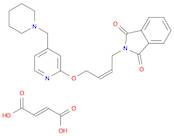1H-Isoindole-1,3(2H)-dione, 2-[(2Z)-4-[[4-(1-piperidinylmethyl)-2-pyridinyl]oxy]-2-buten-1-yl]-, (2Z)-2-butenedioate (1:1)
