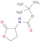 Carbamic acid, N-(tetrahydro-2-oxo-3-furanyl)-, 1,1-dimethylethyl ester