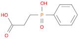 Propanoic acid, 3-(hydroxyphenylphosphinyl)-