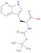1H-Pyrrolo[2,3-b]pyridine-3-propanoic acid, α-[[(1,1-dimethylethoxy)carbonyl]amino]-, (S)- (9CI)