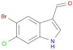 1H-Indole-3-carboxaldehyde, 5-bromo-6-chloro-