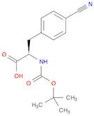 D-Phenylalanine, 4-cyano-N-[(1,1-dimethylethoxy)carbonyl]-