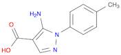1H-Pyrazole-4-carboxylic acid, 5-amino-1-(4-methylphenyl)-