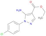 1H-Pyrazole-4-carboxylic acid, 5-amino-1-(4-chlorophenyl)-, ethyl ester