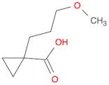 Cyclopropanecarboxylic acid, 1-(3-methoxypropyl)-