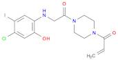 2-Propen-1-one, 1-[4-[2-[(4-chloro-2-hydroxy-5-iodophenyl)amino]acetyl]-1-piperazinyl]-