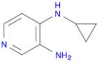 3,4-Pyridinediamine, N4-cyclopropyl-