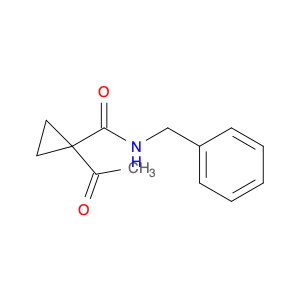 CyclopropanecarboxaMide, 1-acetyl-N-(phenylMethyl)-