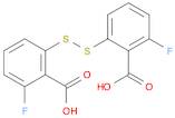 Benzoic acid, 2,2'-dithiobis[6-fluoro- (9CI)