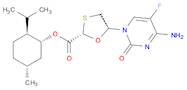 1,3-Oxathiolane-2-carboxylic acid, 5-(4-amino-5-fluoro-2-oxo-1(2H)-pyrimidinyl)-, (1R,2S,5R)-5-met…