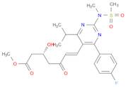 6-Heptenoic acid, 7-[4-(4-fluorophenyl)-6-(1-methylethyl)-2-[methyl(methylsulfonyl)amino]-5-pyrimidinyl]-3-hydroxy-5-oxo-, methyl ester, (3R,6E)-