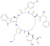 L-Threoninamide, D-phenylalanyl-L-cysteinyl-L-tyrosyl-D-tryptophyl-L-lysyl-L-cysteinyl-, cyclic ...