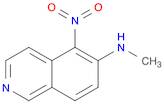 6-Isoquinolinamine, N-methyl-5-nitro-