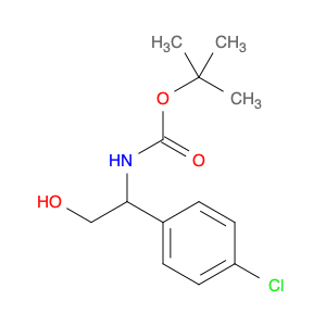 Carbamic acid, N-[1-(4-chlorophenyl)-2-hydroxyethyl]-, 1,1-dimethylethyl ester