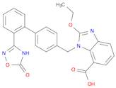 1H-Benzimidazole-7-carboxylic acid, 1-[[2'-(2,5-dihydro-5-oxo-1,2,4-oxadiazol-3-yl)[1,1'-biphenyl]-4-yl]methyl]-2-ethoxy-