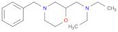 2-Morpholinemethanamine, N,N-diethyl-4-(phenylmethyl)-