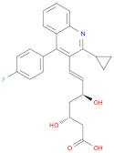 6-Heptenoic acid, 7-[2-cyclopropyl-4-(4-fluorophenyl)-3-quinolinyl]-3,5-dihydroxy-, (3R,5S,6E)-
