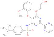 Benzenesulfonamide, 4-(1,1-dimethylethyl)-N-[6-(2-hydroxyethoxy)-5-(2-methoxyphenoxy)[2,2'-bipyrimidin]-4-yl]-