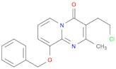 4H-Pyrido[1,2-a]pyrimidin-4-one, 3-(2-chloroethyl)-2-methyl-9-(phenylmethoxy)-