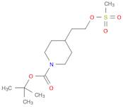 1-Piperidinecarboxylic acid, 4-[2-[(methylsulfonyl)oxy]ethyl]-, 1,1-dimethylethyl ester