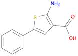3-Thiophenecarboxylic acid, 2-amino-5-phenyl-